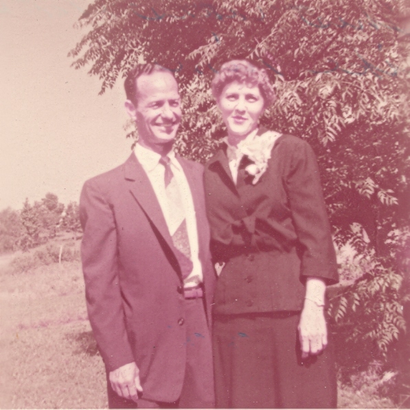 Nichols, Sadie N and McClanahan Robert O - Portrait, Wedding Day